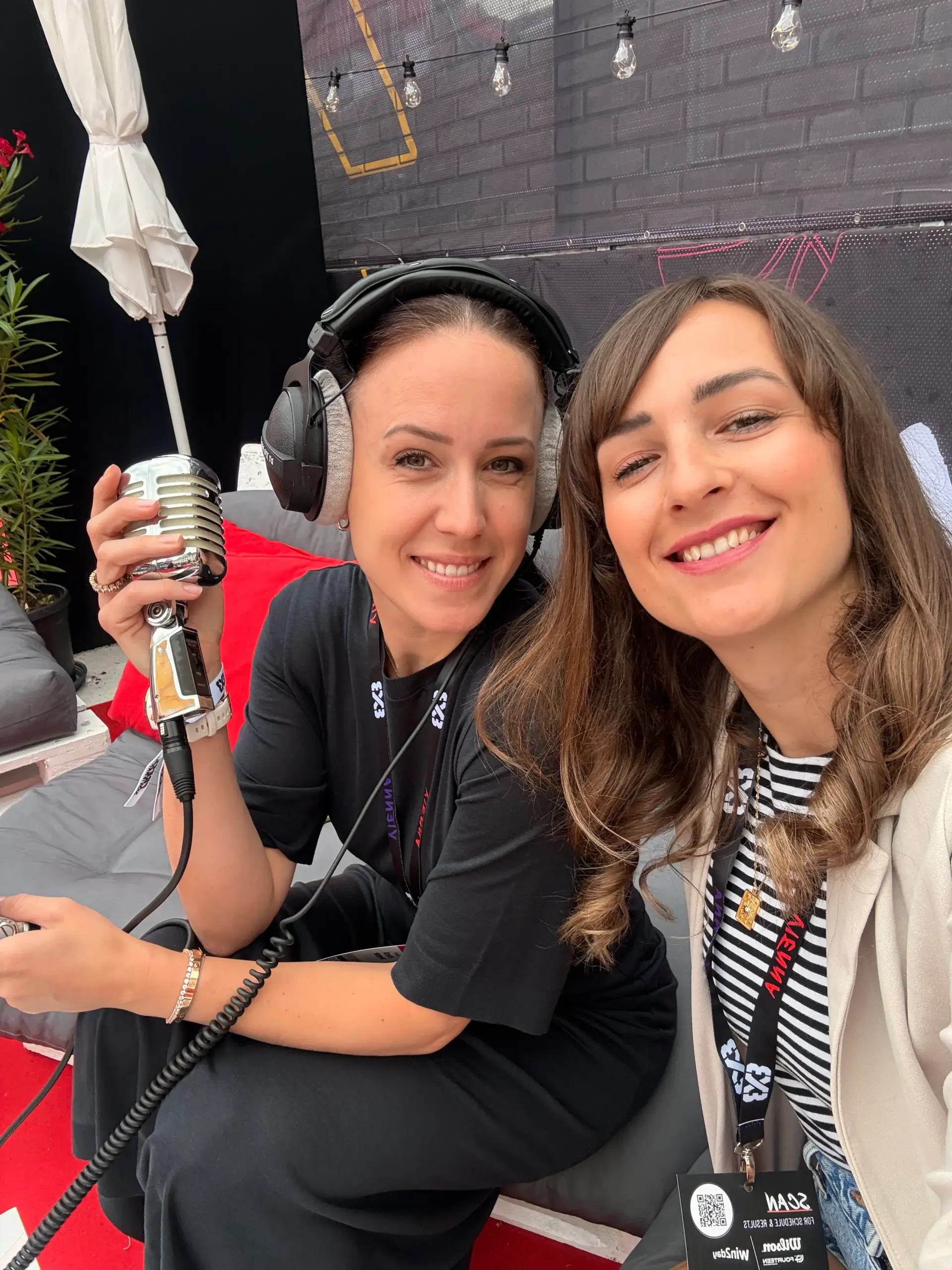 Recording courtside during the season